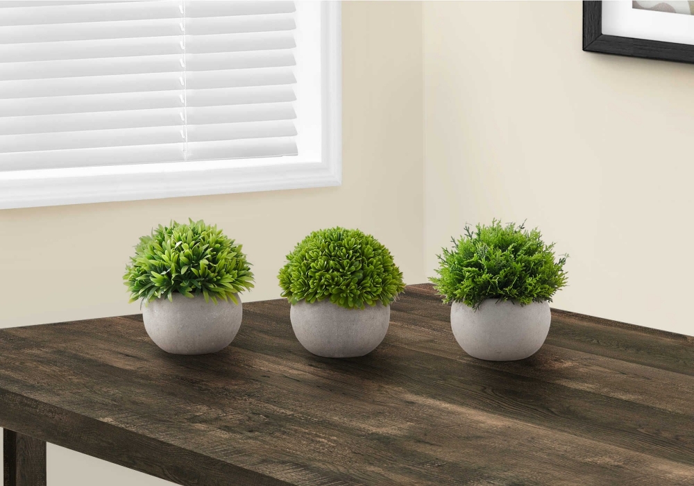 Picture of 5 Inch Set of 3 Artificial Plants