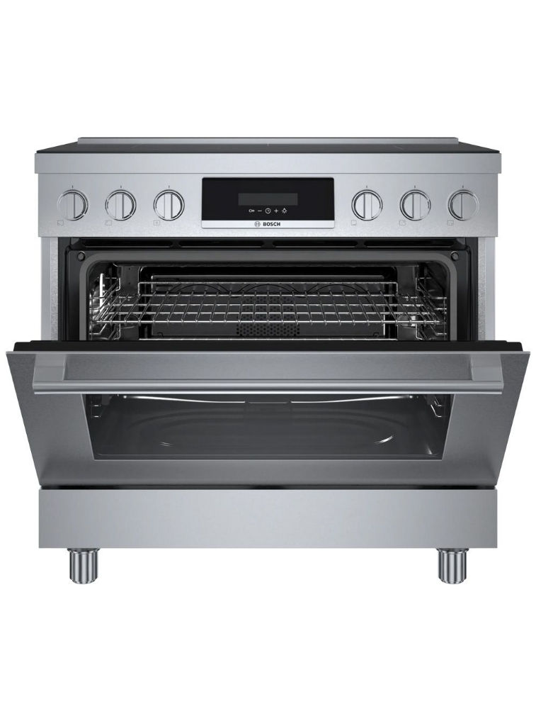 Cuisinière à induction encastrable 36 po. 3,7 pi³ avec convection Bosch HIS8655C