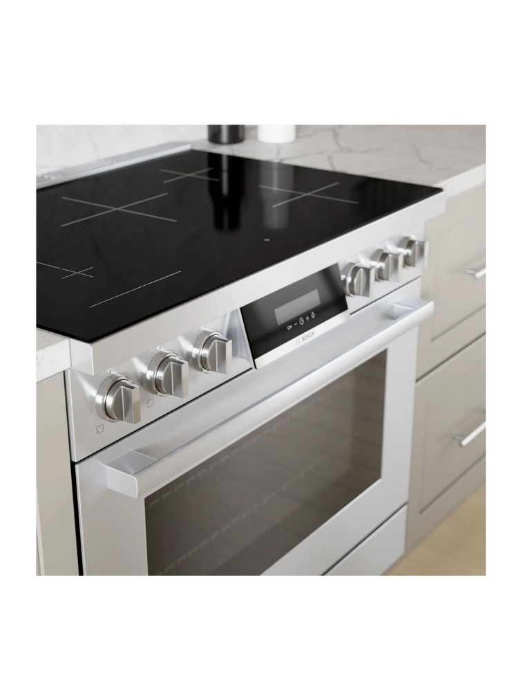 Cuisinière à induction encastrable 36 po. 3,7 pi³ avec convection Bosch HIS8655C