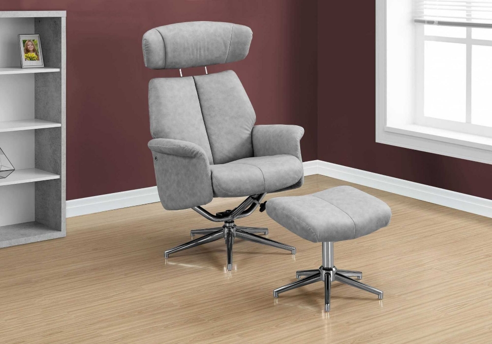 Image sur Fauteuil inclinable avec repose-pieds