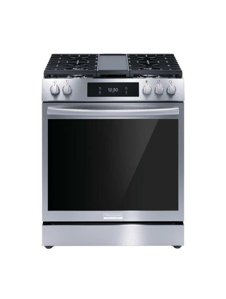 Cuisinière au gaz autoportante 30 po. 6 pi³ avec convection totale Frigidaire Gallery GCFG3060BF