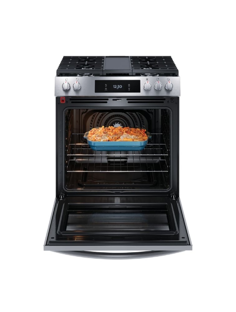 Cuisinière à gaz 30 po. 6 pi³ avec convection totale Frigidaire Gallery GCFG3060BF