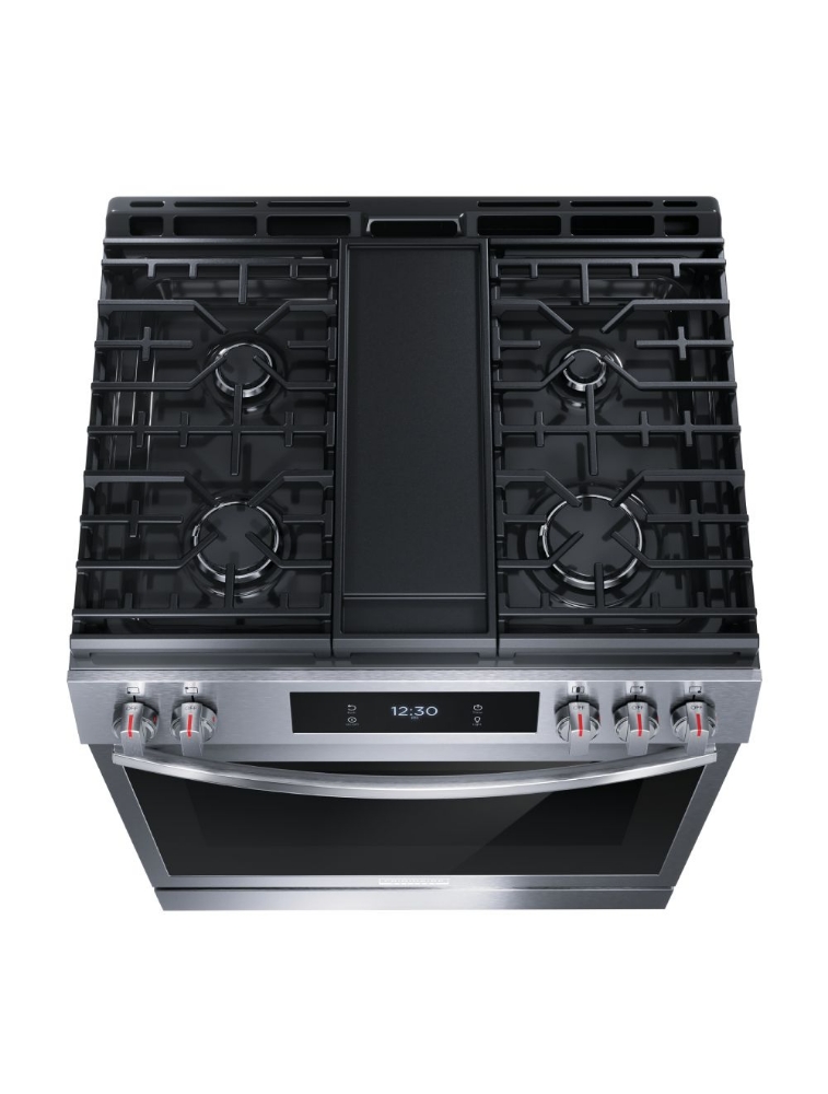 Cuisinière à gaz 30 po. 6 pi³ avec convection totale Frigidaire Gallery GCFG3060BF