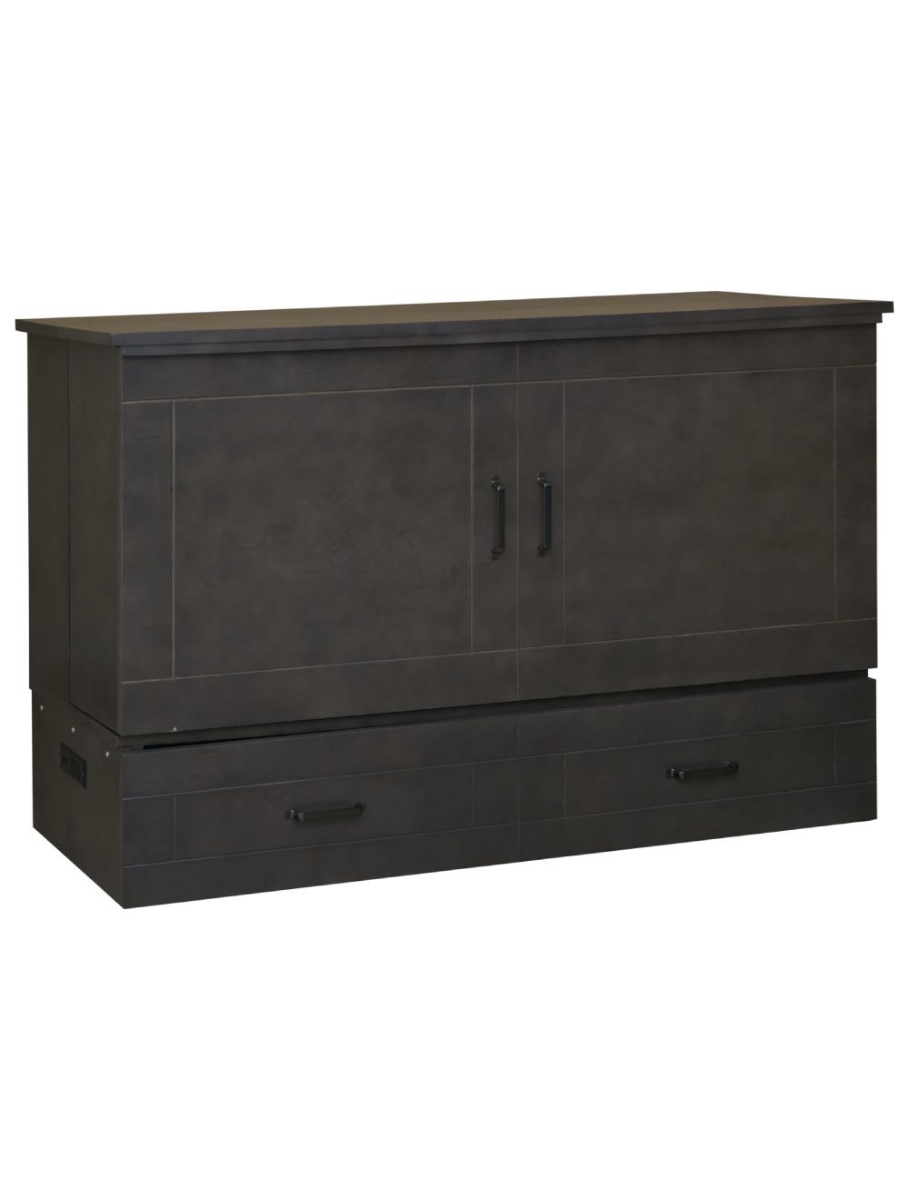 Lit escamotable Aztec 60 po Série Elite - ET7-AZT-GRY-Q - Cabinet Bed