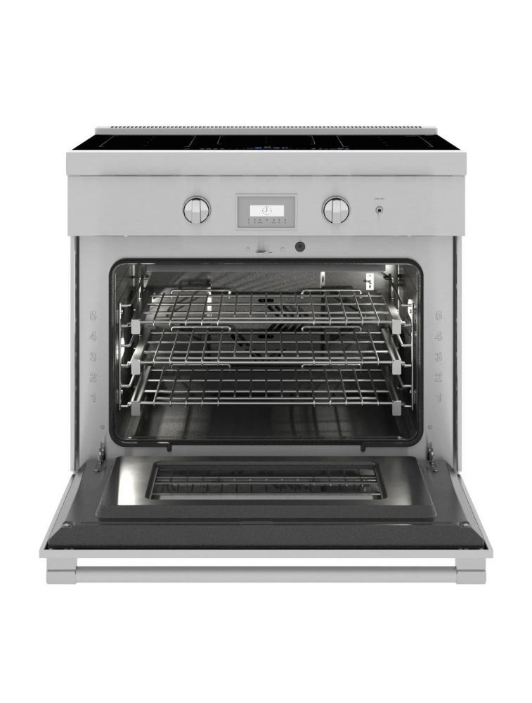 Cuisinière à induction autoportante 36 po. 4,9 pi³ avec convection Thermador PRI36LBHC