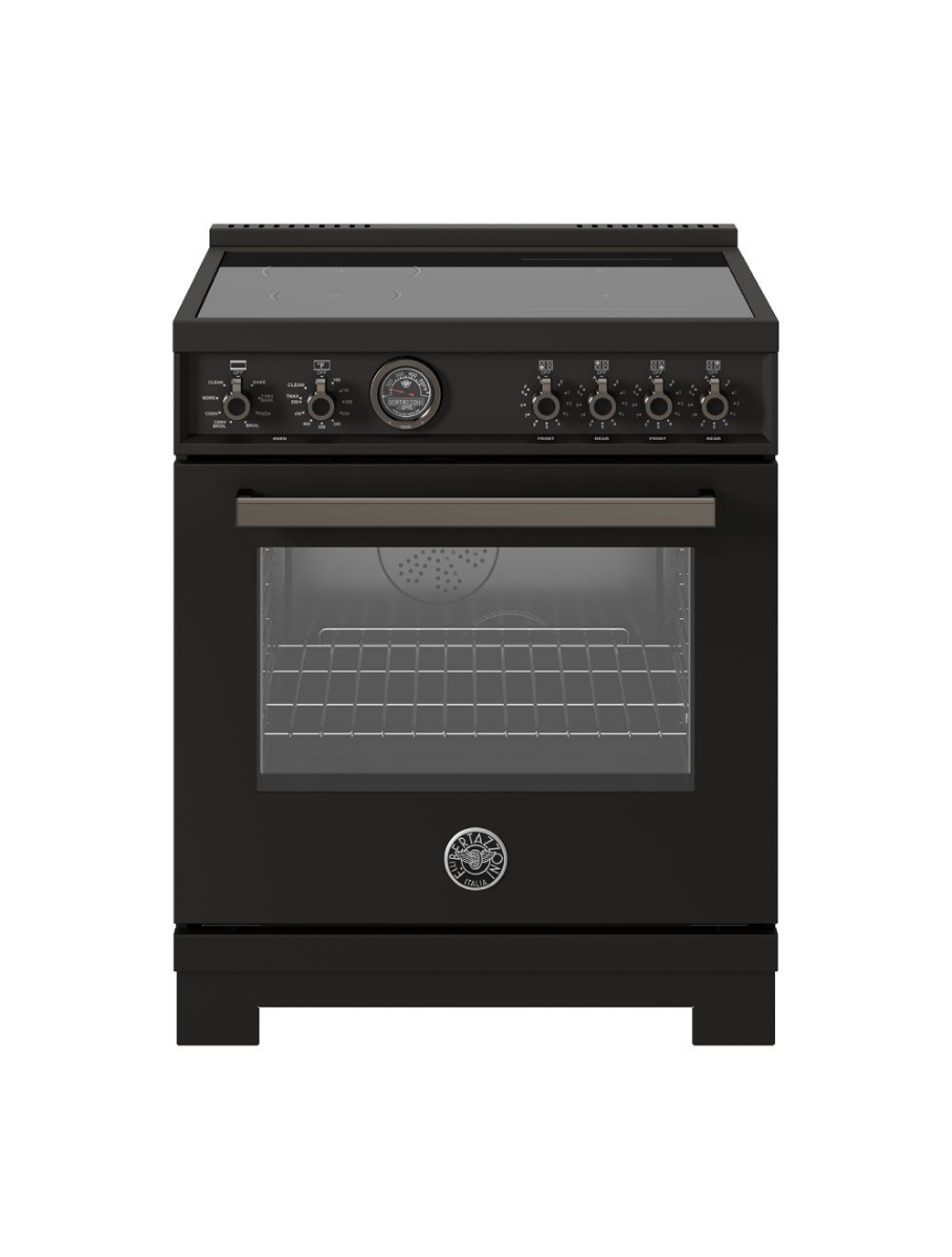 Image sur Cuisinière à induction encastrable 30 po. 4,6 pi³ avec convection Bertazzoni PRO304IFEPCAT