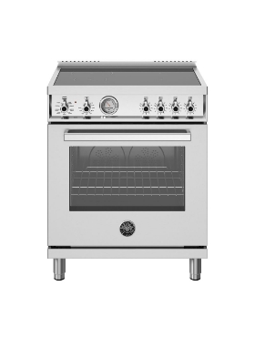 Cuisinière 4,7 pi³ à induction et convection - PRO304INMXV - Bertazzoni