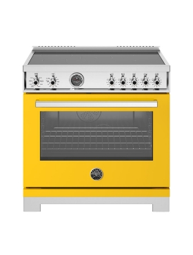 Cuisinière à induction autoportante 36 po. 5,7 pi³ avec convection Bertazzoni PRO365ICFEPGIT