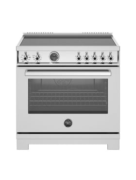 Cuisinière à induction autoportante 36 po. 5,7 pi³ avec convection Bertazzoni PRO365ICFEPXT