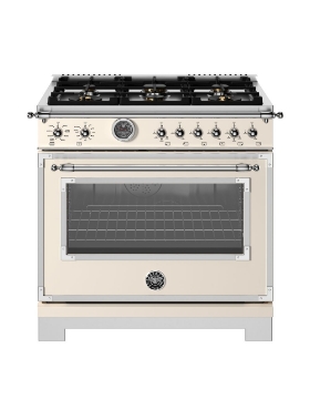 Cuisinière 5,7 pi³ Bi-Énergie à convection - HER366BCFEPAVT Bertazzoni