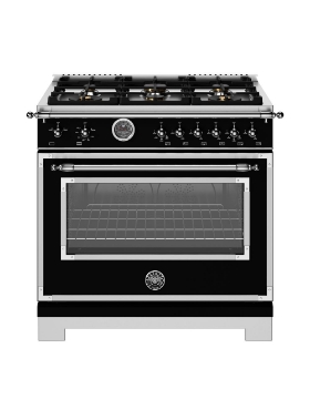 Cuisinière à gaz 36 po. 5,9 pi³ avec 6 brûleurs Bertazzoni HER366BCFGMNET