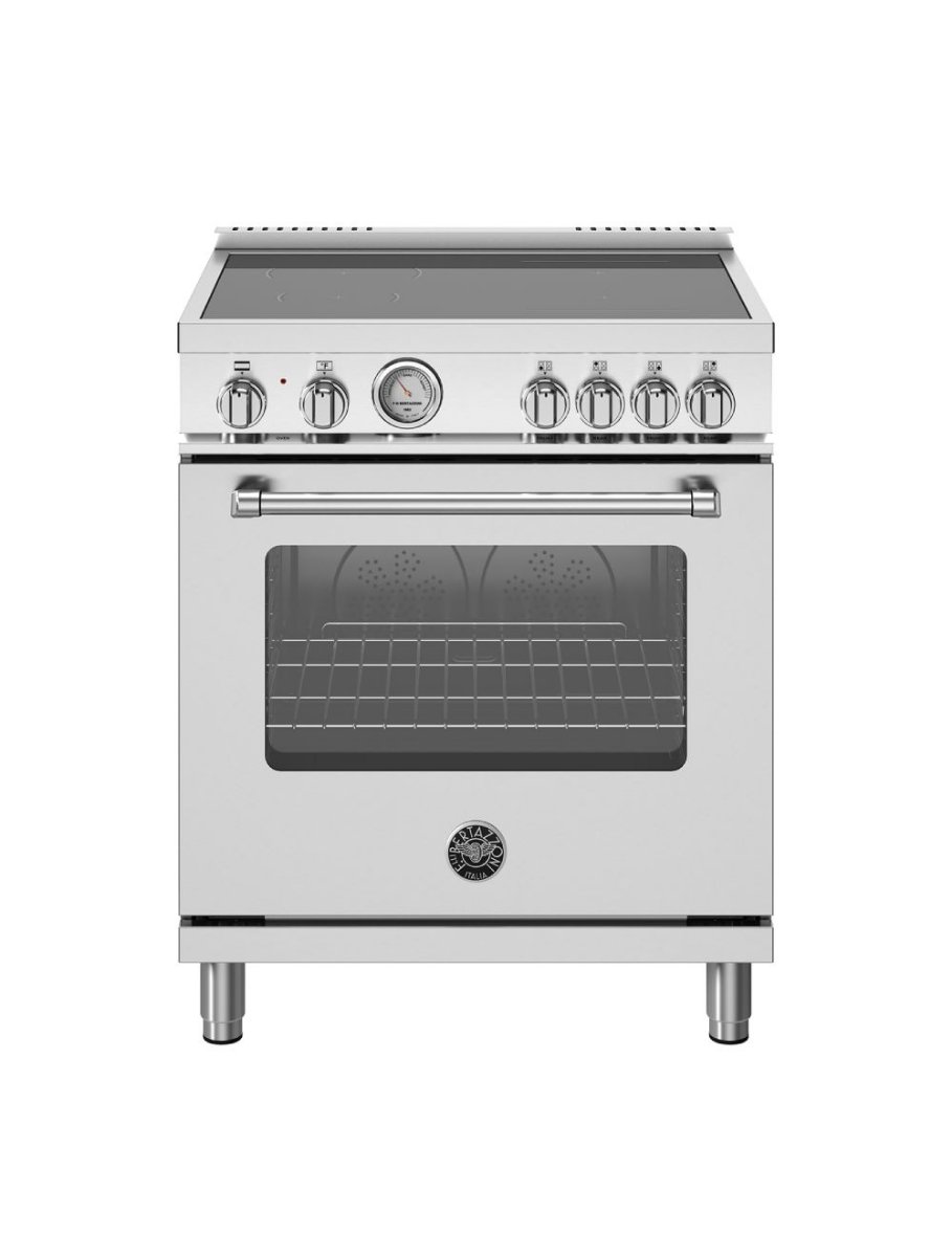 Cuisinière à induction autoportante 30 po. 4,7 pi³ avec convection Bertazzoni MAS304INMXV