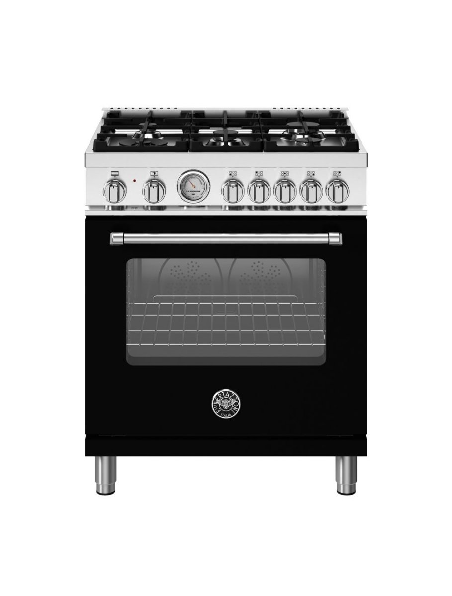 Cuisinière biénergie autoportante 30 po. 4,7 pi³ avec convection Bertazzoni MAS305DFMNEV