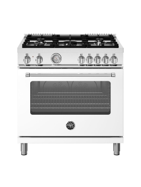 Cuisinière 5,9 pi³ Bi-Énergie à convection - MAS365DFMBIV Bertazzoni