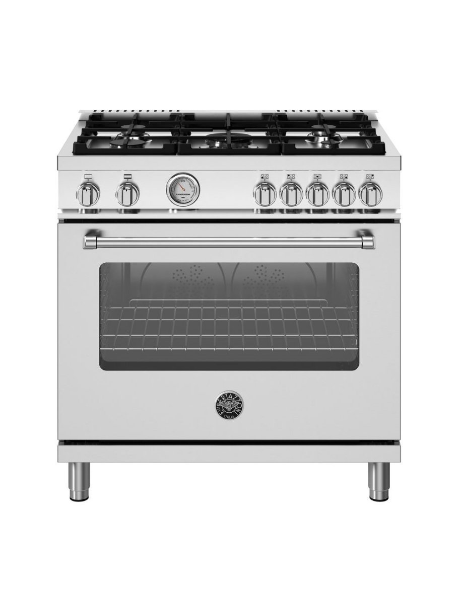 Cuisinière à gaz 36 po. 5,9 pi³ avec convection Bertazzoni MAS365GASXV