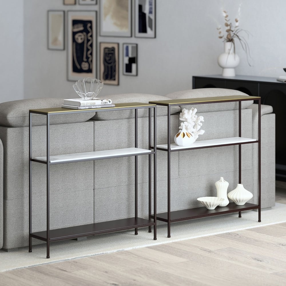 Table console IZZY - 502-179GL_BK - Worldwide Home Furnishing