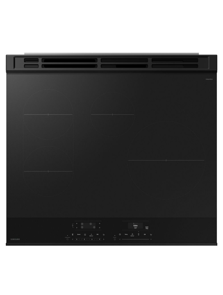 Cuisinière 6,3 pi³ à induction et convection Samsung BESPOKE 30 po.NSI6DG9500SRAC