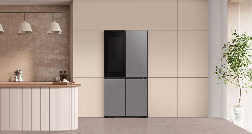 Réfrigérateur à 4 portes 23 pi³ Samsung BESPOKE RF23DB9700QLAA