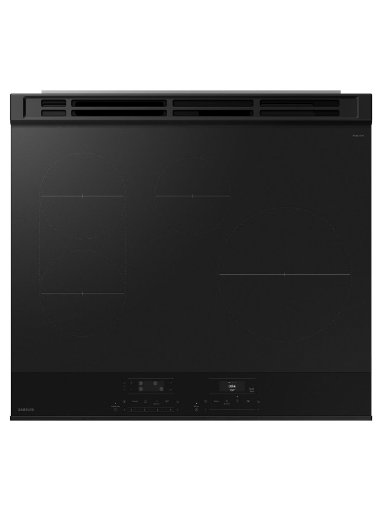 Cuisinière à induction 30 po. 6,3 pi³ avec convection Samsung BESPOKE NSI6DG9300SRAC