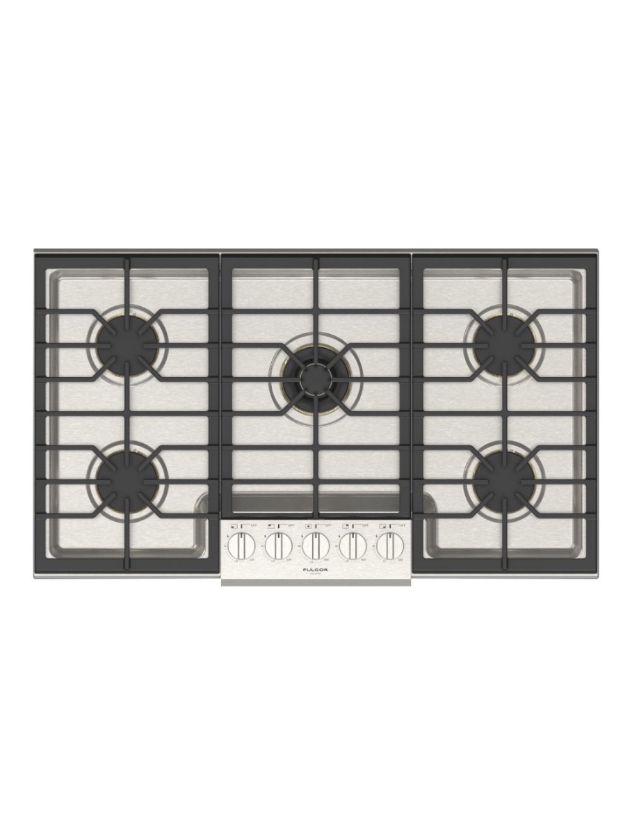 Plaque de cuisson au gaz encastrable 36 po. Fulgor Milano F6PGK365S1