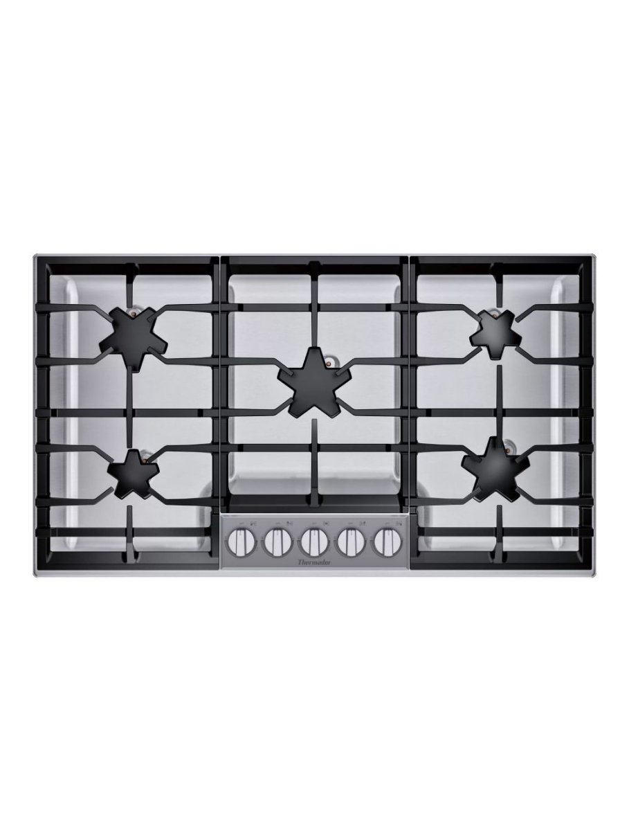 Plaque de cuisson au gaz encastrable 36 po. avec brûleurs Patented Star® Thermador SGSXP365TS