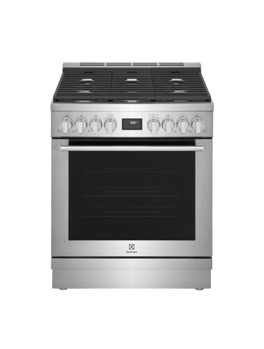 Cuisinière biénergie autoportante 30 po. 4,6 pi³ avec convection Electrolux ECFD3068AS