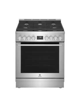 Cuisinière biénergie autoportante 30 po. 4,6 pi³ avec convection Electrolux ECFD3068AS