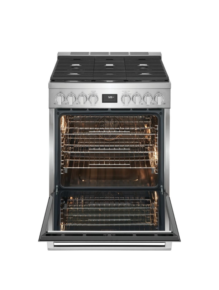 Cuisinière biénergie autoportante 30 po. 4,6 pi³ avec convection Electrolux ECFD3068AS