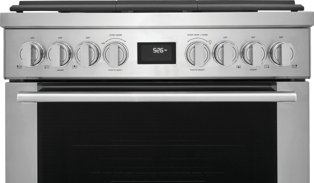 Cuisinière biénergie autoportante 30 po. 4,6 pi³ avec convection Electrolux ECFD3068AS