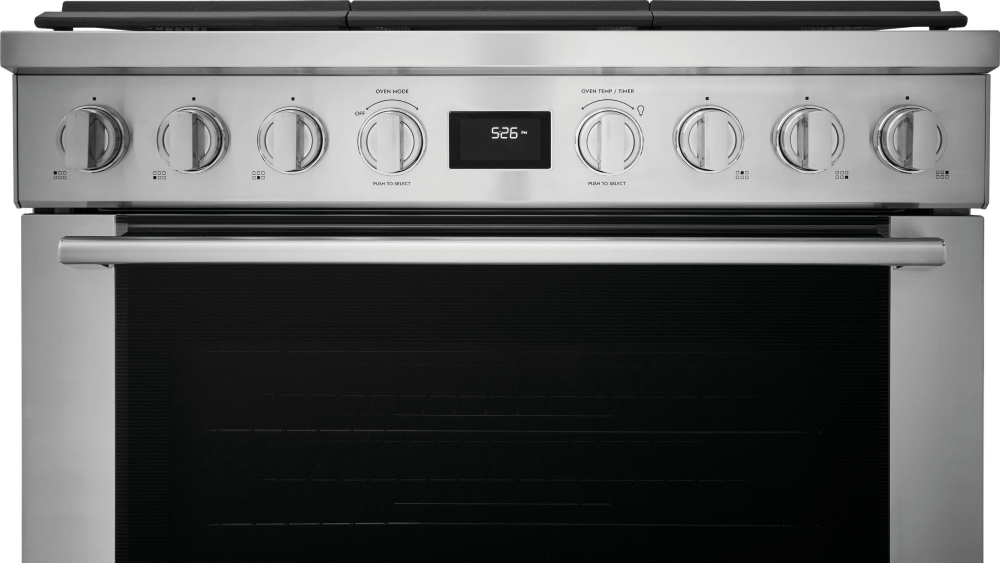 Cuisinière biénergie autoportante 36 po. 4,4 pi³ avec convection Electrolux ECFD3668AS