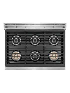 Plaque de cuisson au gaz avec ventilation intégrée 36 po. Electrolux ECCG3672AS