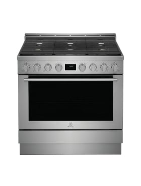 Cuisinière à gaz autoportante 36 po. 4,4 pi³ avec convection Electrolux ECFG3668AS