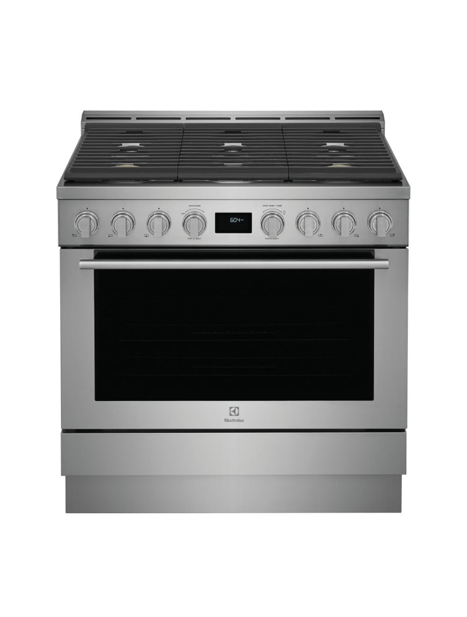 Cuisinière au gaz 36 pouces 4,4 pi³ Electrolux ECFG3668AS