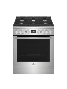 Cuisinière à gaz autoportante 30 po. 4,5 pi³ avec convection Electrolux ECFG3068AS