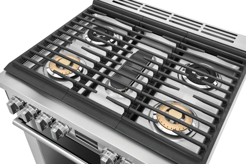 Cuisinière à gaz autoportante 30 po. 4,5 pi³ avec convection Electrolux ECFG3068AS