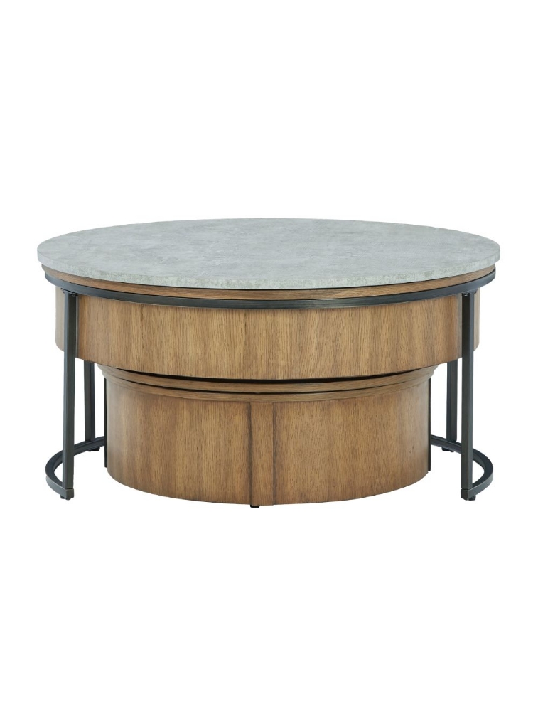 Ensemble de 2 tables gigognes FRIDLEY T964-8 Ashley