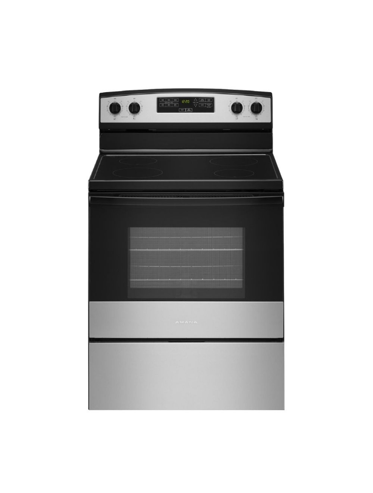 Cuisinière électrique autoportante 30 po. 4,8 pi³ avec Bake Assist Amana YAER6303MMS