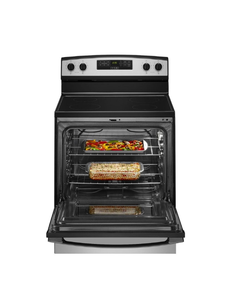 Cuisinière électrique autoportante 30 po. 4,8 pi³ avec Bake Assist Amana YAER6303MMS