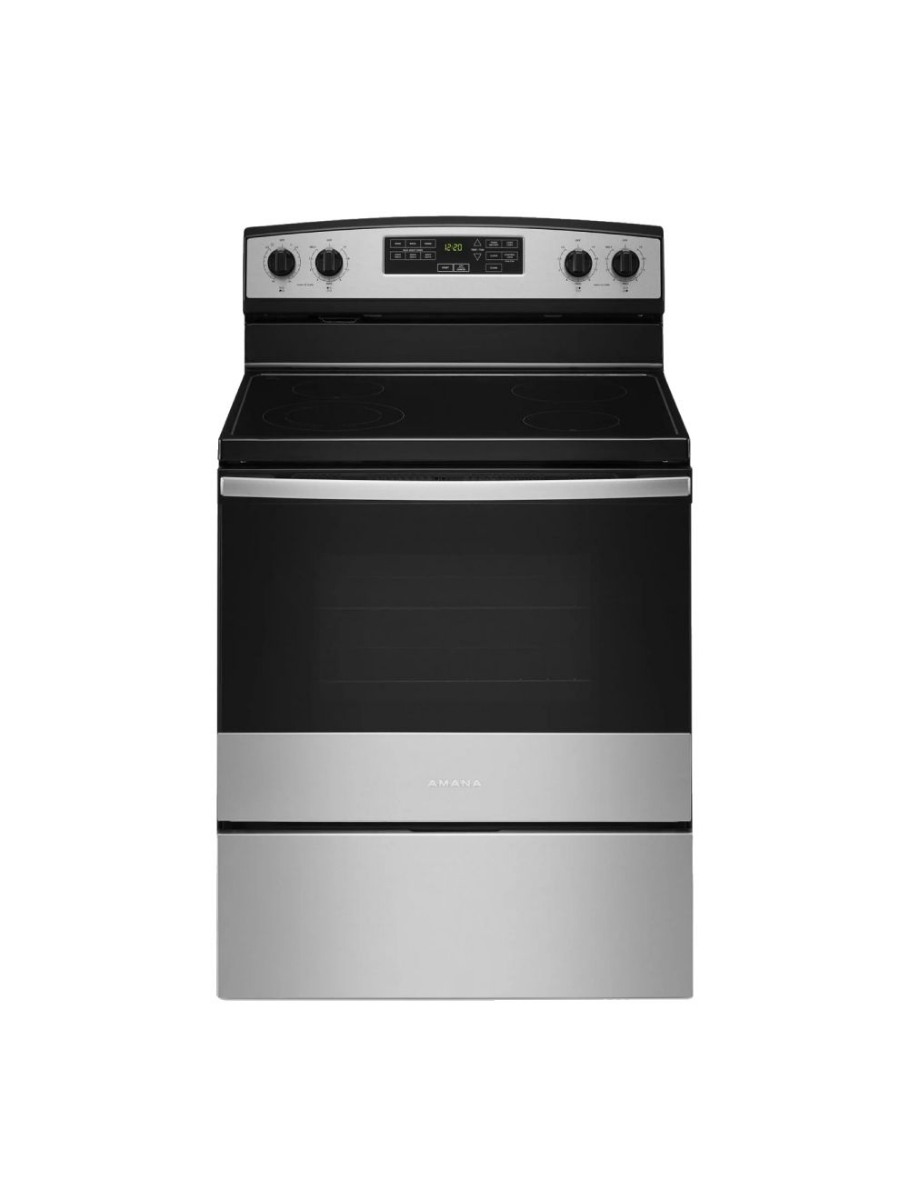 Cuisinière électrique autoportante 30 po. 4,8 pi³ avec Bake Assist Amana YAER6603SMS