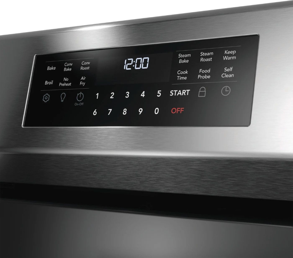 Cuisinière électrique autoportante 30 po. 5,3 pi³ avec convection totale Frigidaire Gallery GCRE306CBF