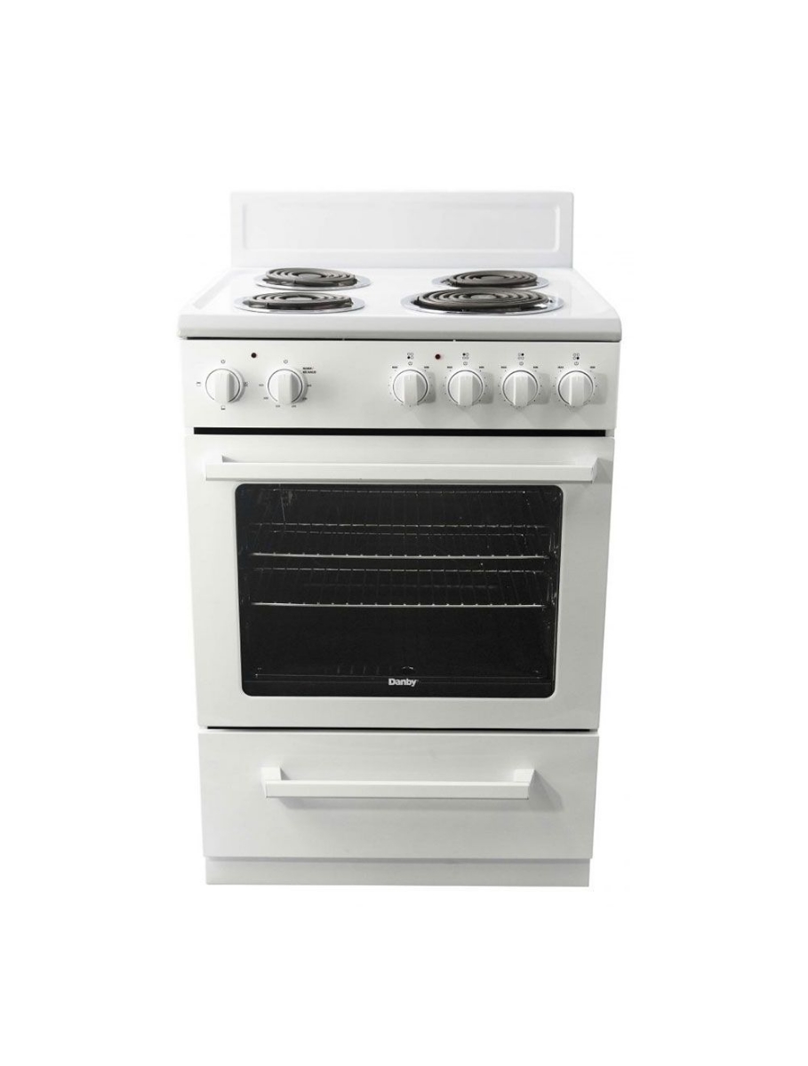 Cuisinière électrique compacte à serpentins 24 po. 2,5 pi³ Danby DERM240WC