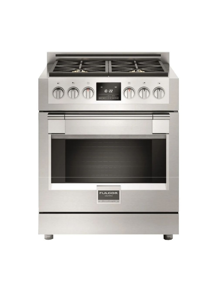 Cuisinière biénergie autoportante 30 po. 4,4 pi³ avec convection Fulgor Milano F6PDF304S1