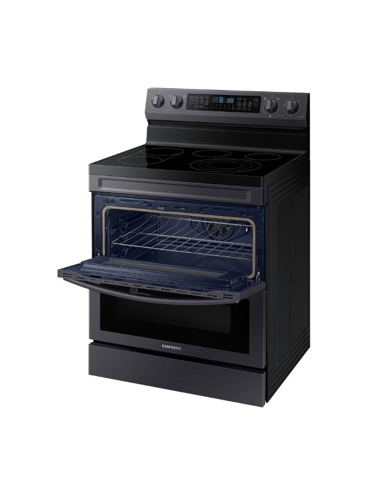 Cuisinière électrique autoportante 30 po. 6,3 pi³ avec convection Samsung NE63A6751SG/AC