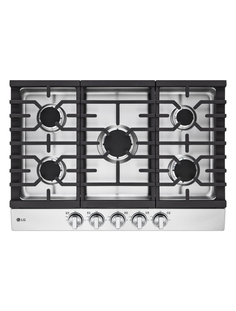 Plaque de cuisson au gaz encastrable 30 po. avec brûleur UltraHeat™ LG CBGJ3023S