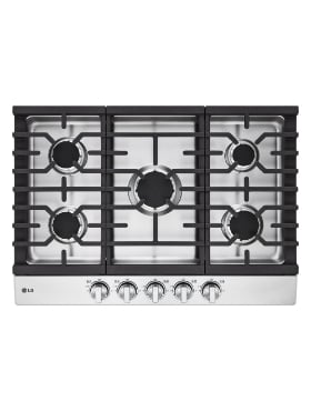 Plaque de cuisson au gaz encastrable 30 po. avec brûleur UltraHeat™ LG CBGJ3023S