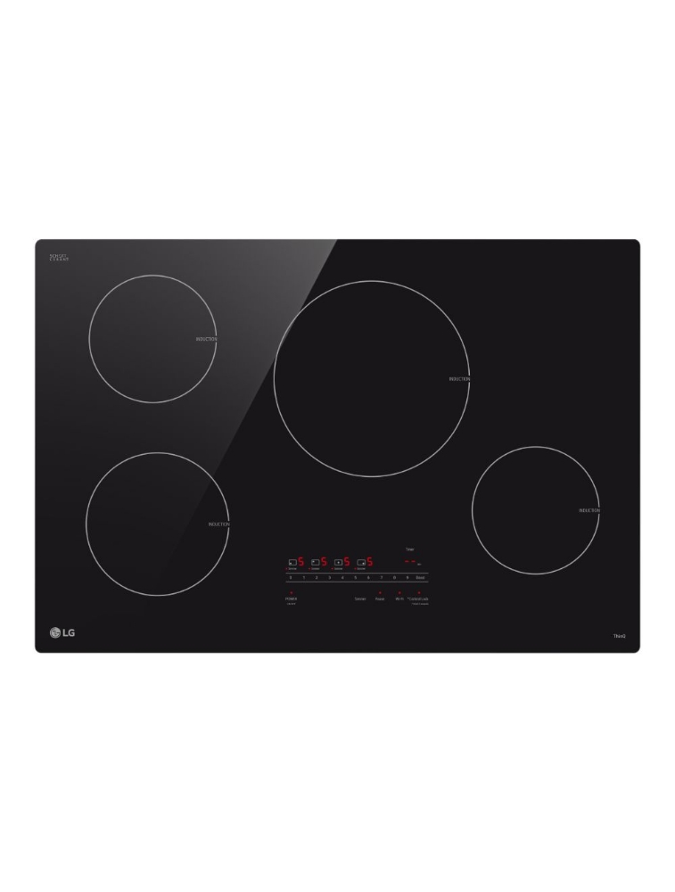 Plaque de cuisson à induction encastrable 30 po. avec brûleur UltraHeat™ LG CBIH3013BE