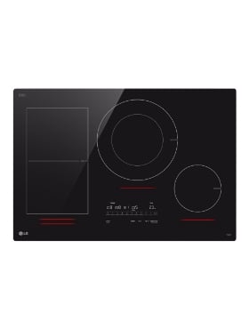 Plaque de cuisson intelligente à induction encastrable 30 po. avec brûleur UltraHeat™ LG CBIH3017BE