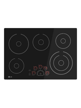 Image de Plaque de cuisson électrique encastrable 30 po. avec SmoothTouch™ LG LCE3010SB