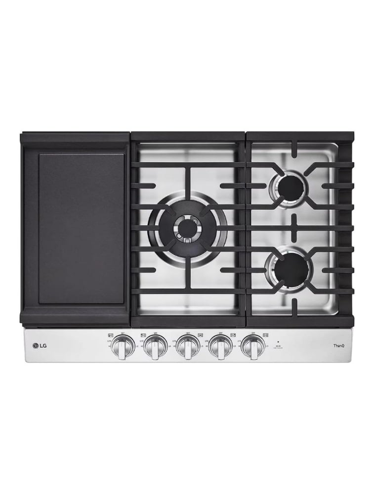 Plaque de cuisson au gaz encastrable 30 po. avec brûleur UltraHeat™ LG CBEW3027S