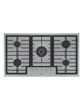 Plaque de cuisson au gaz encastrable 36 po. Bosch NGM8659UC